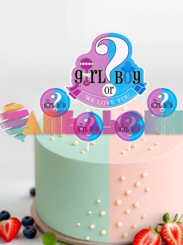 Топпер Girl or Boy 5шт/уп картон 9824275
