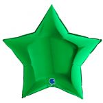 Шар звезда Зеленый G09"/23см (Италия) 09220Gr