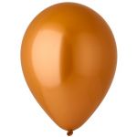 Шар хром Оранжевый Э12"/30см (828) Amber 50шт/уп (Малайзия) 1102-1845