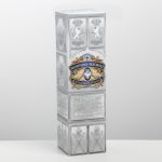 Коробка под бутылку Лучшему из Лучших 9х33см складная 1178256