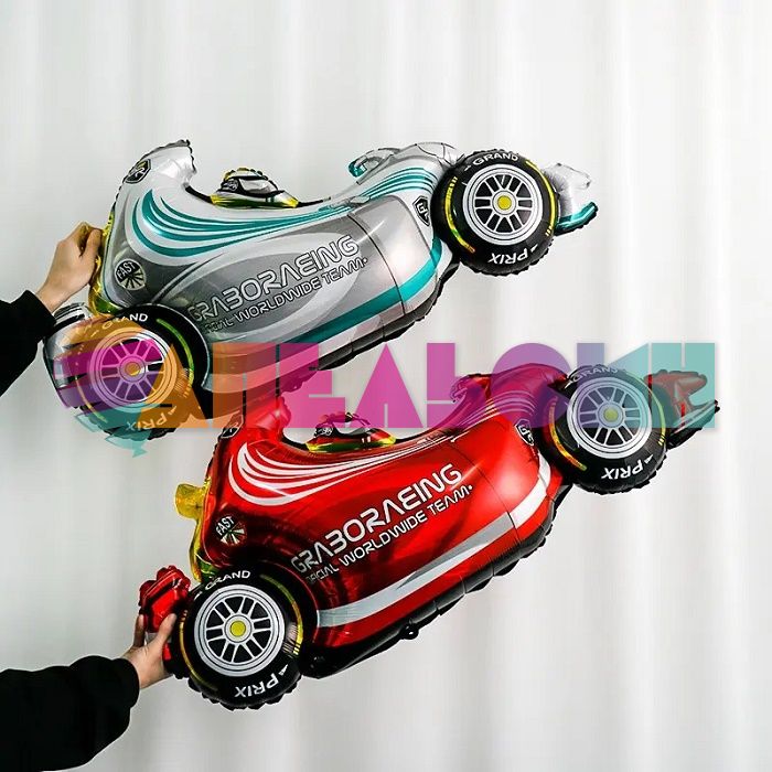 Шар фигура Гоночный автомобиль Формула 1 красный FL43"/109см (Китай) 23480