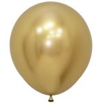 Шар хром Золото S18"/60см (970) Reflex Gold 6шт/уп (Колумбия) 179537