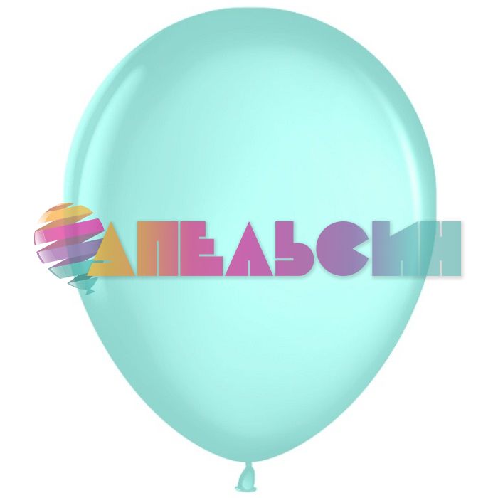 Шар металлик Бирюза VV12"/30см (877) Aqua 50шт/уп (Малайзия) 711054-50