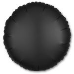 Шар круг Черный A18"/46см Onyx (США) сатин 1204-0735