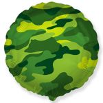 Шар фольга Камуфляж F18"/46см круг (Испания) 401500M