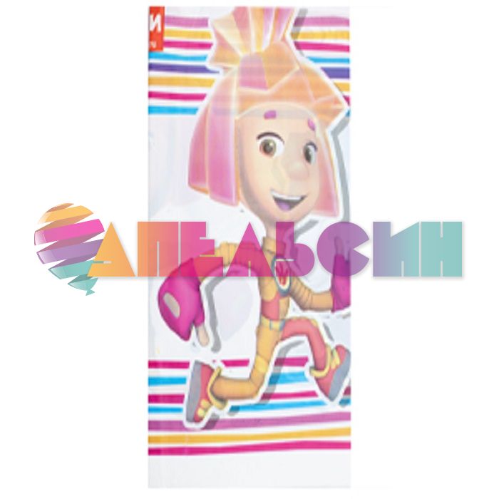 Скатерть Фиксики 140х260см полиэтилен 1502-1270