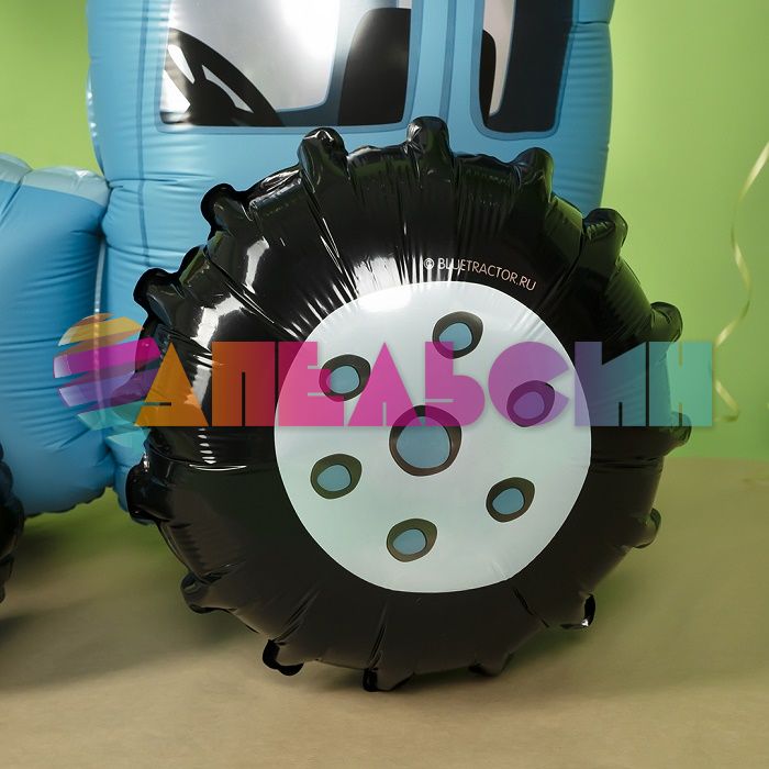 Шар ХОД Синий трактор FL28"/70см (Китай) воздух 20131