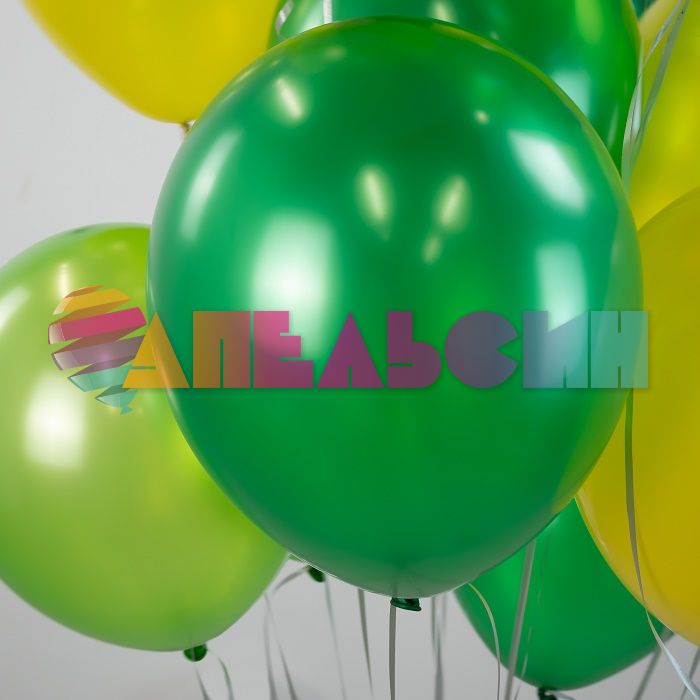 Шар металлик Зеленый 512/12"/30см (M26) Forest Green темный 100шт/уп (Китай) 512-12M26