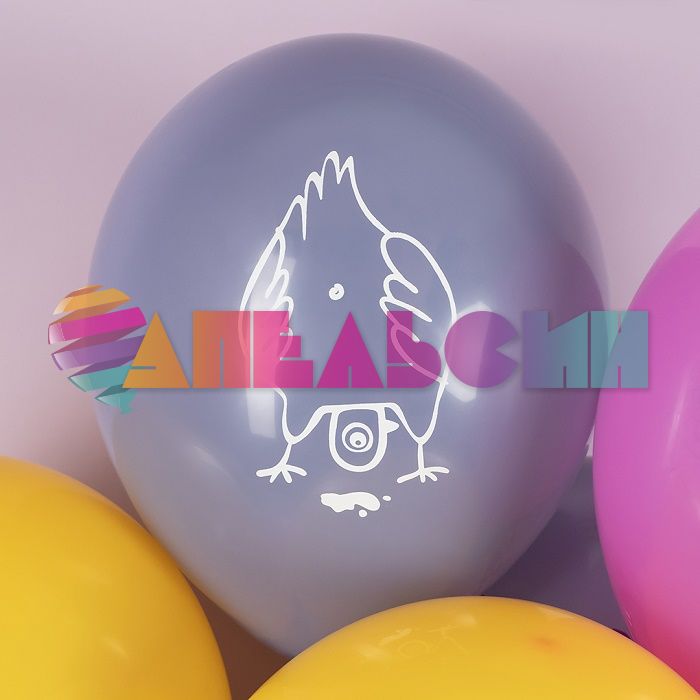 Шар латекс Голубь голодный 12"/30см 25шт/уп (Китай) 512-056