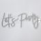 Надпись Let`s Party белый теплый 19х43см USB регулятор яркости 512104