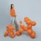 Шар ЛОЛ пастель Оранжевый 12"/30см (L55) Orange 50шт/уп (Китай) 512-12L09