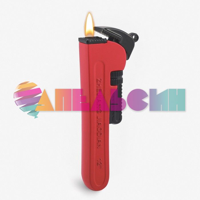 Зажигалка Разводной ключ 1,2х2,6х9,7см газ 9272749