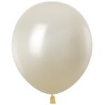 Шар металлик Бежевый 512/12"/30см (M31) Ivory слоновая кость 100шт/уп (Китай) 512-12M31
