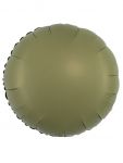 Шар круг Зеленый F18"/46см оливковый (Испания) сатин 401500MOL