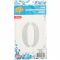 Шар цифра Белый Е26"/66см 0 White (Китай) 1207-4848