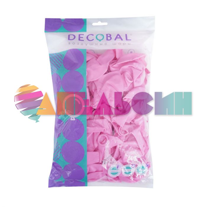 Шар пастель Розовый DL12"/30см (221) Baby pink 100шт/уп (Вьетнам) макарунс 312221
