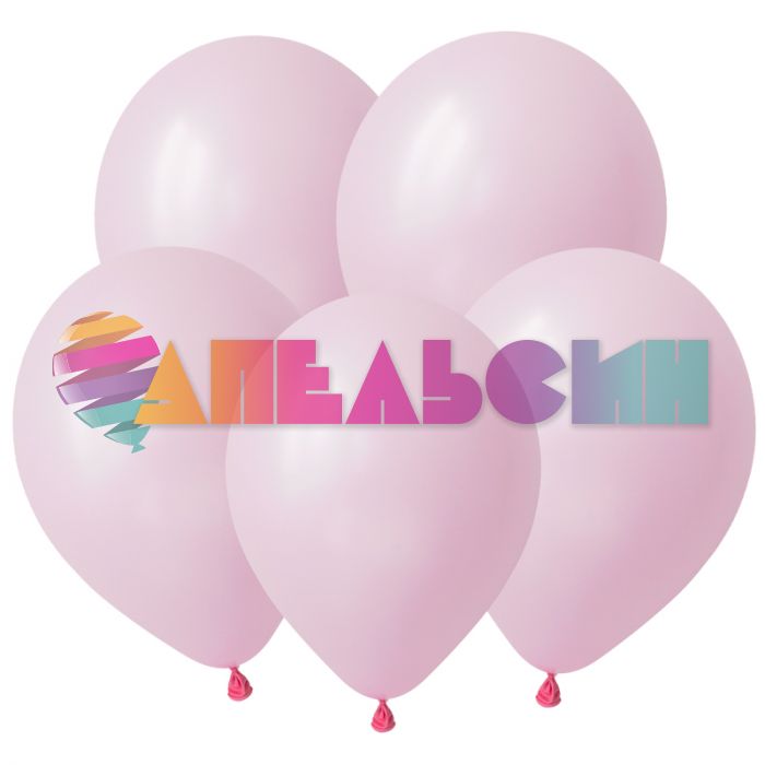 Шар пастель Розовый DL12"/30см (221) Baby pink 100шт/уп (Вьетнам) макарунс 312221