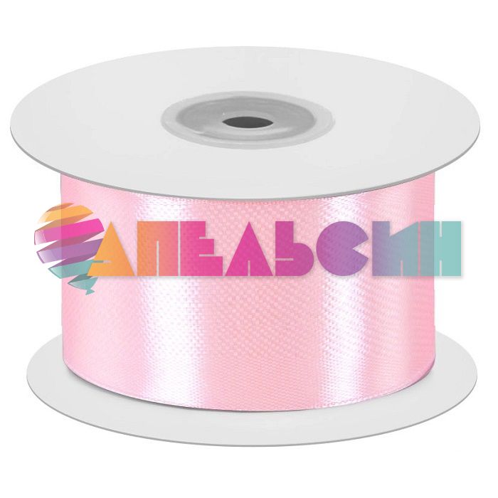Лента Розовый 50мм классический 22,85м/рул атлас 58-50