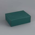 Коробка Зеленый 21х27х9см складная 10929365