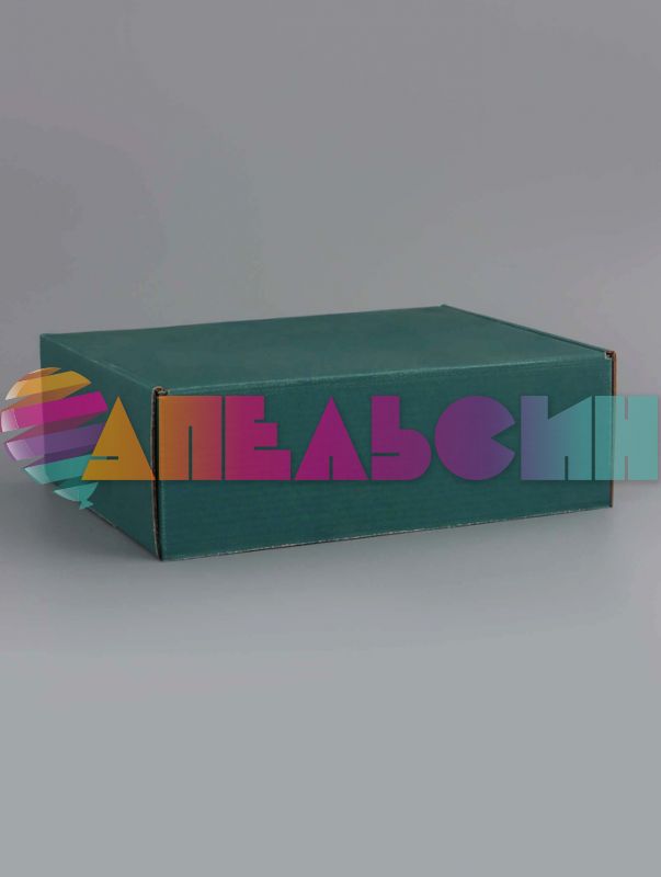 Коробка Зеленый 21х27х9см складная 10929365