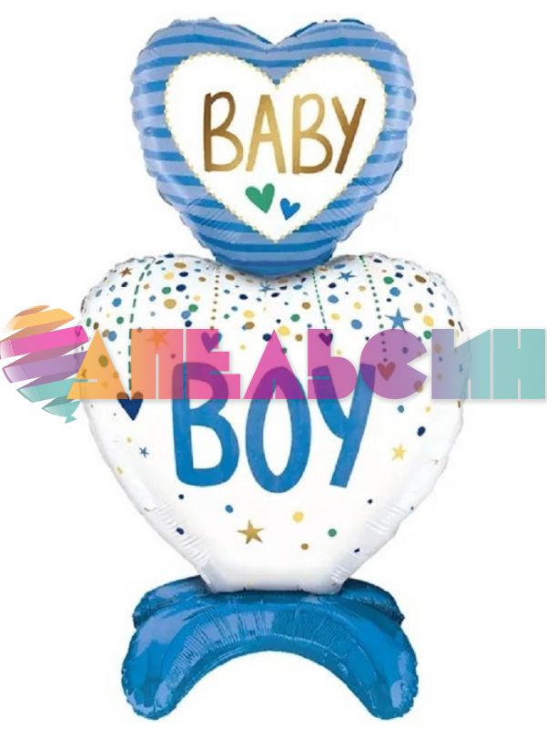 Шар ХОД Baby BOY FL43"/109см (Китай) воздух 23457