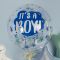 Шар сфера It`s a boy на прозрачном FL18"/46см (Китай) 518009