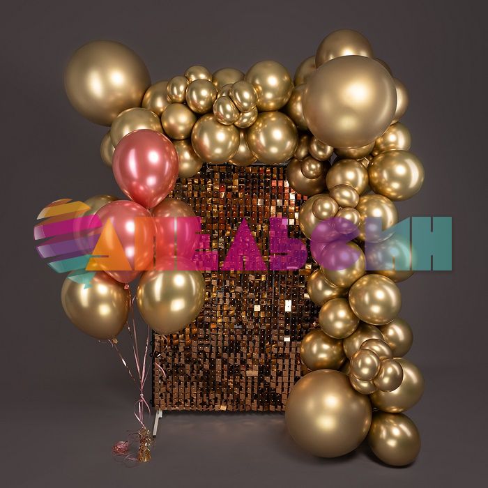 Шар хром Розовое золото 512/12"/30см (K3) Rose Gold 50шт/уп (Китай) 512-12K3