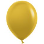 Шар пастель Желтый Д12"/30см Горчичный 100шт/уп (Китай) ретро 612172