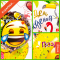 Салфетка Смайл Emoji 33см 12шт/уп 6014916