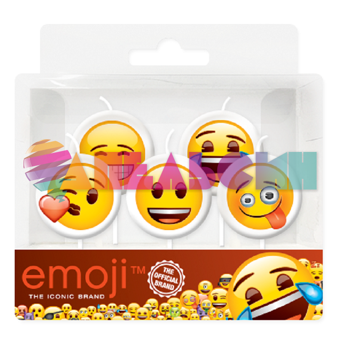 Салфетка Смайл Emoji 33см 12шт/уп 6014916