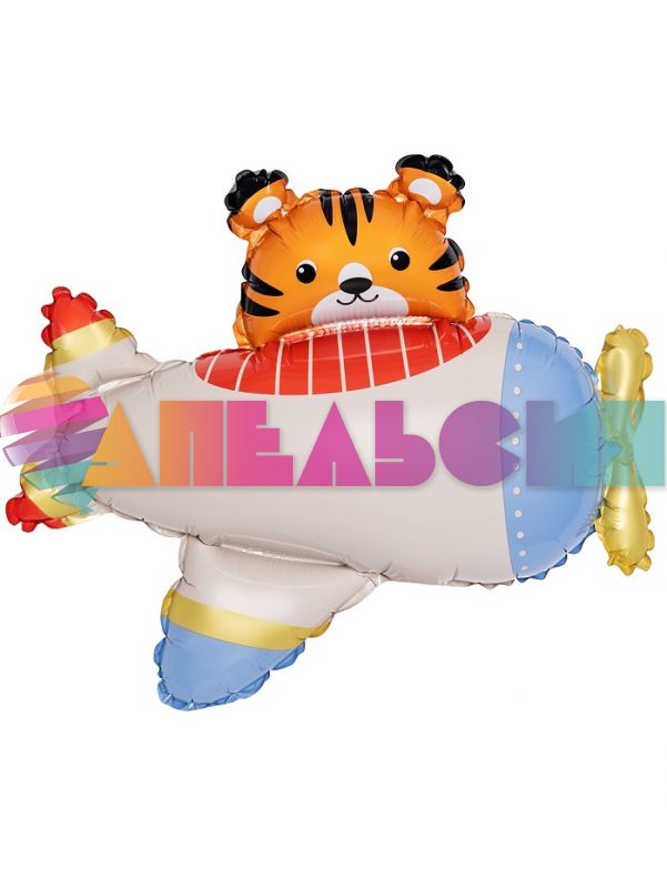 Мини фигура Мишка на самолетике FL16"/41см с клапаном (Китай) 28008