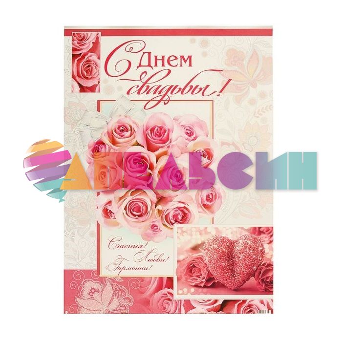 Плакат С ДС Розы 50х70см 0-02-382
