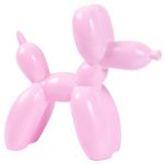 Фигурка Собачка из шаров розовый 9,5х11х4,5см полистоун 1302-1642