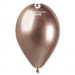 Шар хром Розовое золото И14"/36см (096) Shiny Rosegold 50шт/уп (Италия) 1102-2270