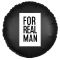 Шар фольга For real man FL18"/46см (Китай) круг 10198652