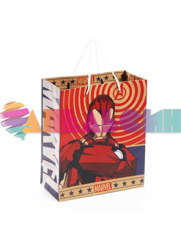 Пакет Мстители Marvel 22х27х12см крафт 7514912