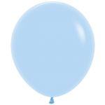 Шар пастель Голубой S18"/36см (640) Blue 25шт/уп (Колумбия) макарунс 118840 155272