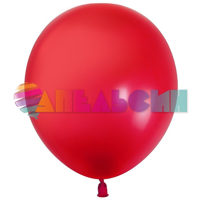 Шар пастель Красный 512/12"/30см Red 100шт/уп (Китай) 512-12S52