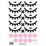 Наклейка глазки Единорог спящий (для больших шаров) 19,5х29,5см 2003-1145