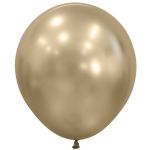 Шар шелк Золото S18"/46см (870) Gold Dust песок 6шт/уп (Колумбия) 415055
