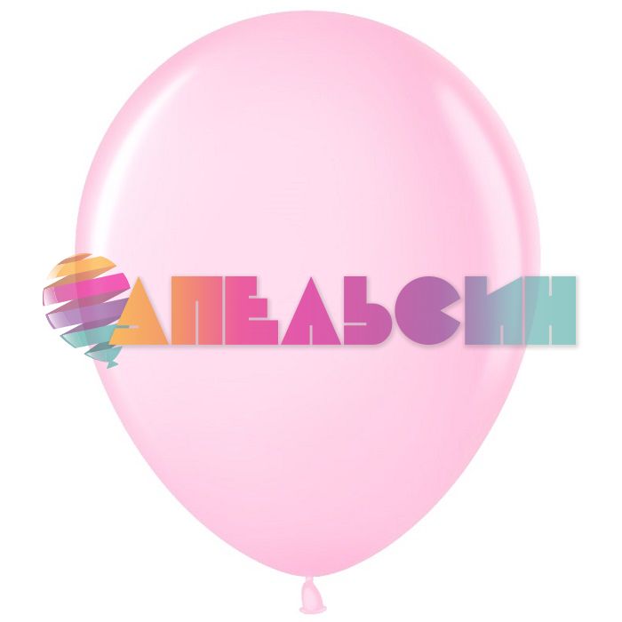 Шар пастель Розовый VV12"/30см (932) Pink Нежный 100шт/уп (Малайзия) макарунс 712016