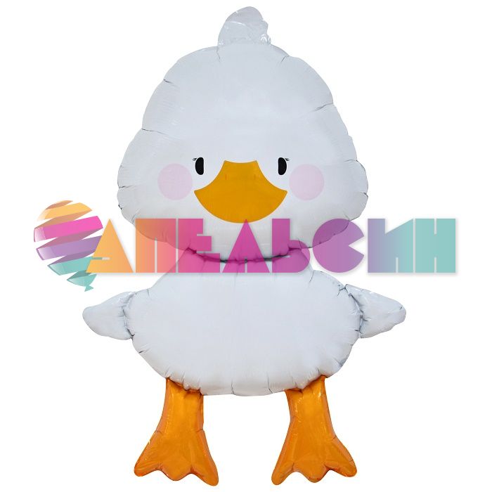 Шар фигура Гусь обнимусь FL41"/104см (Китай) 23520