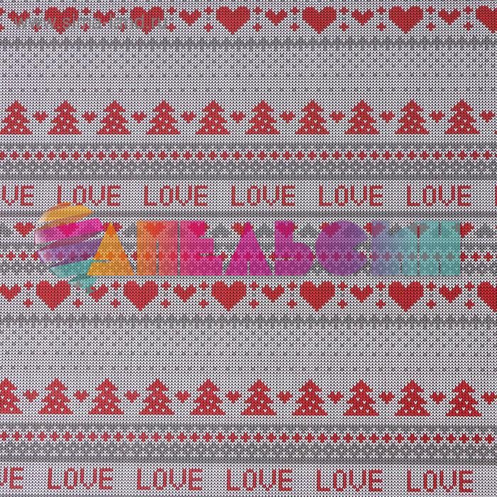 Бумага Merry Cristmas Свитер | Love 70х100см глянец 5120291-1