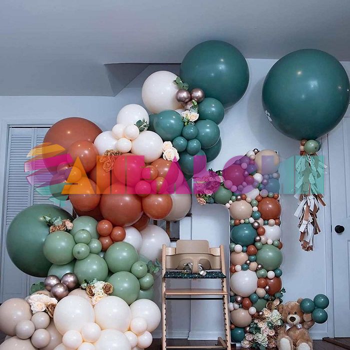 Каркас цифра 100см белый 1 КЦ1/9938
