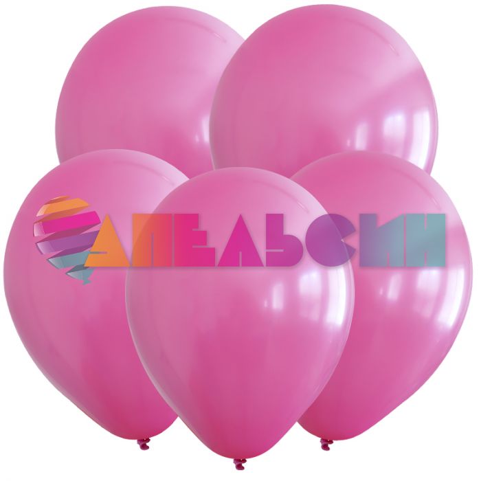 Шар пастель Розовый Т12"/30см Fuchsia 12шт/уп (Турция) 8122321-12