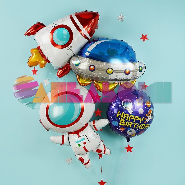 Шар фигура Ракета FL32"/81см (Китай) 23512