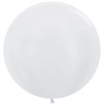 Шар металлик Белый S24"/60см (406) Pearl Жемчужный (Колумбия) перламутр 151991-1