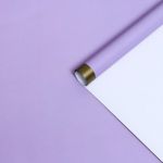 Бумага Сиреневый золотая оконтовка 70х100см 2шт/уп глянец 6485016