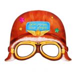 Маска Летчик Вечно молодой Вечно заводной /картон 1023838