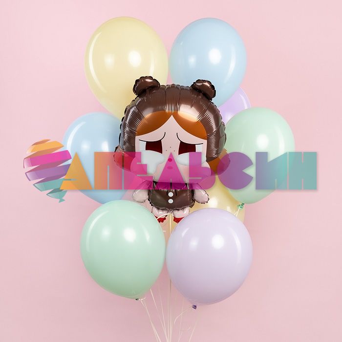 Шар фигура Кукла Плакса медвежонок FL28"/71см (Китай) 27390